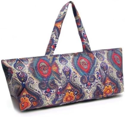 Large Yoga Mat Bag for Women Men, Travel Gym Bag for Pilates Office Beach Workout, Yoga Mat Tote Carrier with Mat Strap for 1/4" 1/2" Thick Exercise Yoga Mat