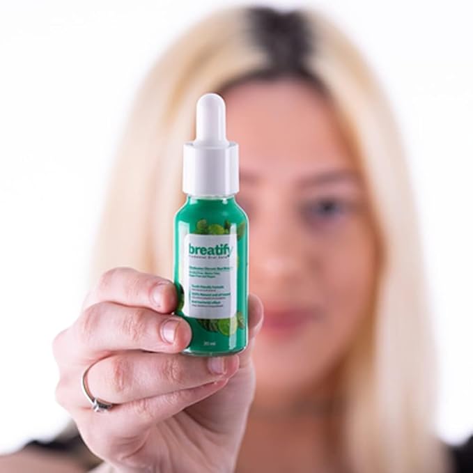 Bad Breath Eliminating Serum – Bad Mouth Smell Removing Drops – Easy to Carry and Handy Fresh Breath Oil-serum, 20 mL, 0.68 Oz (Pack of 3, 2.04 Oz)