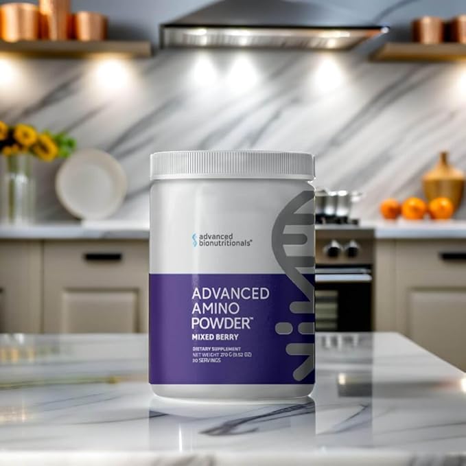 – Advanced Amino Powder, Amino Acid Supplement, Build Muscle, Post Workout Recovery, Energy,Non-GMO, Gluten Free, Dairy Free, Vegan (30 Servings)