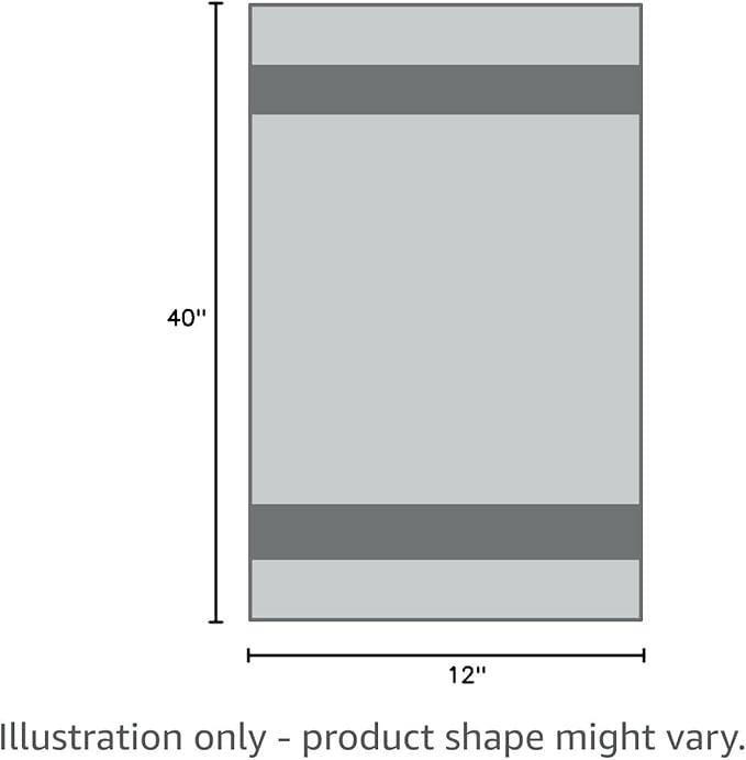 Biange Cooling Towels (40"x 12", Pack of 60), 10 Gray+10Light Blue+10 Dark Blue+10 Green+10 Purple+10 Red,OR 60 Gray
