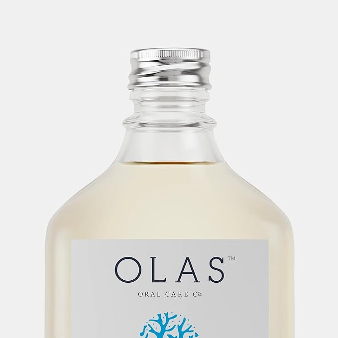 OLAS Oral Care Duo – Marine Bio-Active Toothpaste (3.5oz) & Alcohol-Free Mouthwash (200ml) – Fluoride-Free, SLS-Free, Dentist-Formulated for a Healthy Oral Microbiome