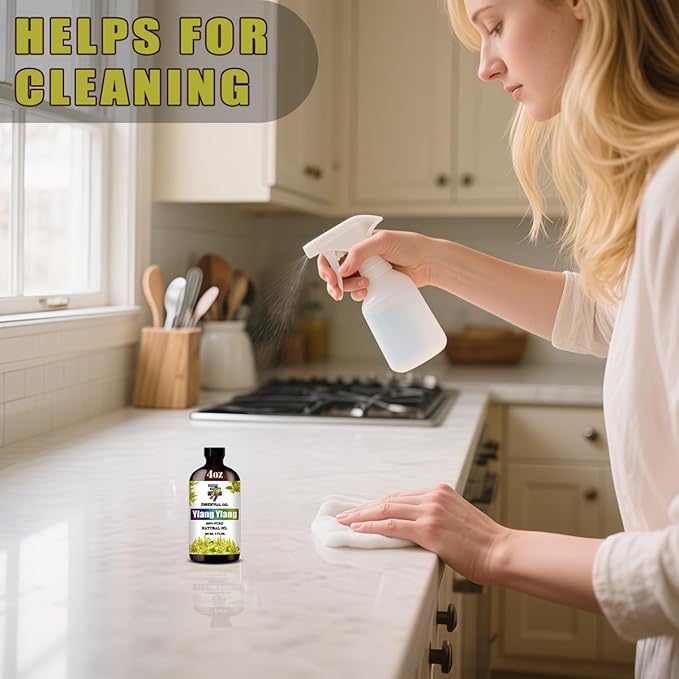 Ylang Ylang Essential Oil (4 oz / 120 ml) – Ylang Ylang Oils for diffusers, humidifiers, Home Baths, Cleaning Products, Yoga, DIY Soaps and DIY Scented Candles