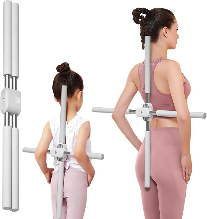 Posture Corrector Yoga Cross Stick - Back Pain Relief for Adult And Child,Back Cross Orthosis Yoga Stick, Improving Hunchback And Chest Back Support Posture, Orthosis Can Stretch 23.6-35.4in