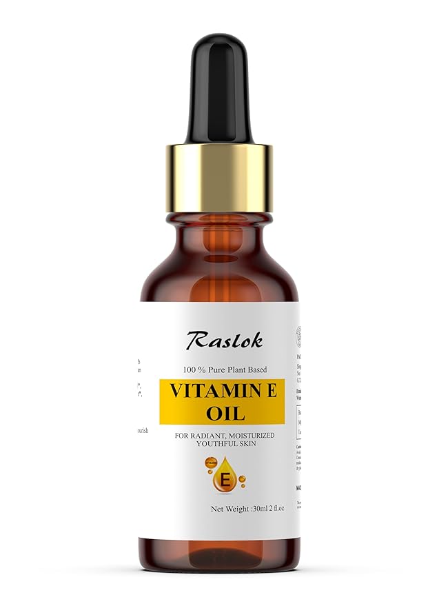 100% Pure Plant-Based Vitamin E Oil Helps Nourish and Moisturize Skin for a Soft| Radiant, and Youthful Appearance | Supports Healthy-Looking Skin and Hair | 2 Fl.oz - 30ml