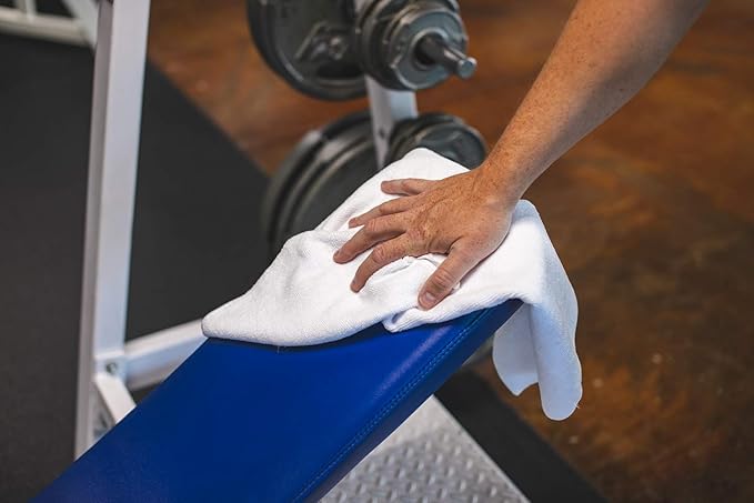 The Rag Company - Sport & Workout Towel - Gym, Exercise, Fitness, Spa, Ultra Soft, Super Absorbent, Fast Drying Premium Microfiber, 320gsm, 16in x 27in, Red (3-Pack)