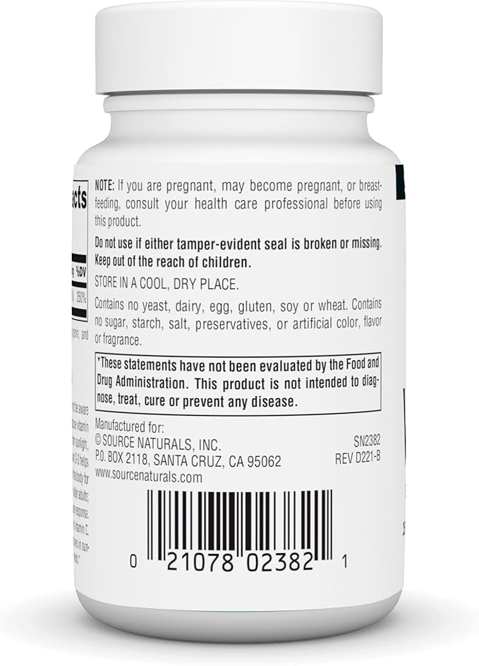 Source Naturals Vitamin D-3 1000 iu Supports Bone & Immune Health* - 200 Softgels