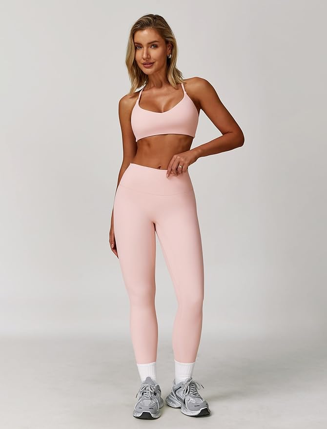 Workout Sets for Women 3 Piece High Waisted Seamless Leggings Crop Top Jacket Gym Yoga Outfit Stretchy Sports Bra Sets