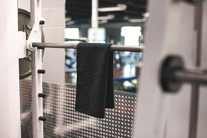The Rag Company - Sport & Workout Towel - Gym, Exercise, Fitness, Spa, Ultra Soft, Super Absorbent, Fast Drying Premium Microfiber, 320gsm, 16in x 27in, Red (3-Pack)