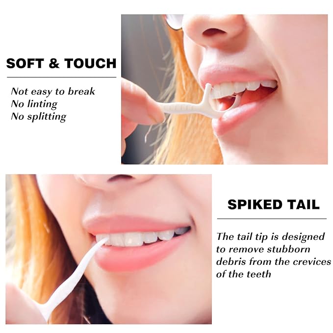 Pink Dental Floss Portable Case, Storage 10 Picks Adult Floss in Box. The Best Tool for Cleaning Teeth and Oral Care. Portable Travel Floss is Perfect for Dinners, Dating, Travel, Hotels.(Pink)