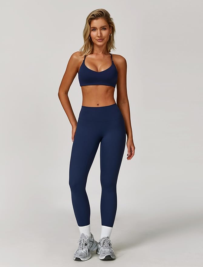 Workout Sets for Women 3 Piece High Waisted Seamless Leggings Crop Top Jacket Gym Yoga Outfit Stretchy Sports Bra Sets