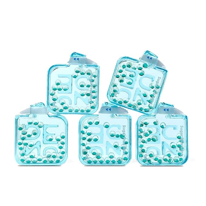 NUDE MINTS | Dual Action Liquid Capsules | Mouth Watering Mint - Lasts 3X Longer - 3X Stronger - Extreme Bad Breath Treatment For Adults - Sugar Free, 0 Calorie - Peppermint - 10 Pack - 300 Capsules