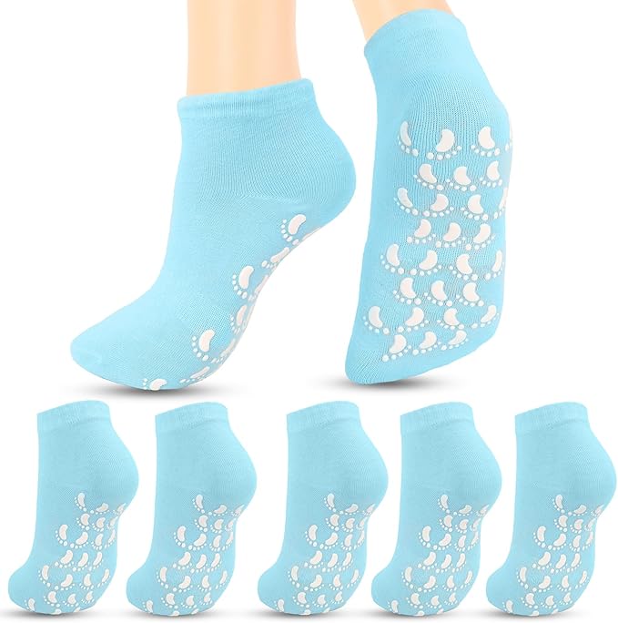 brookhaus Women Low Cut No Show Running Socks 6 Pairs - Cushioned Arch Support, Moisture Wicking Athletic Ankle Socks