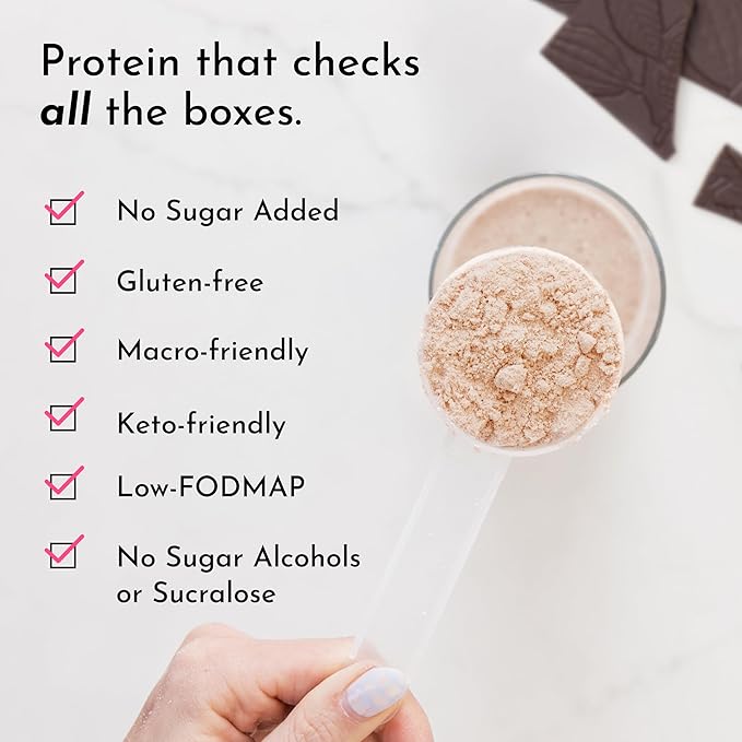 JUST INGREDIENTS Coconut Chocolate Protein Powder – 30-Serving Blend with 100% Grass-Fed Whey & Organic Plant Proteins – Creamy Coconut Cocoa Flavor – Supports Muscle Recovery, Energy*