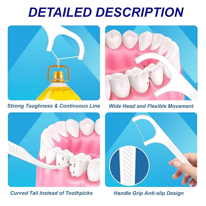Pink Dental Floss, 2 Pack 10 Count and 50 PCS/Box, Total Package of 70 Picks Adult Floss in Set Meal. The Perfect Portable Flossing Travel Set for Cleaning Teeth and Oral Care.(Pink 2+1)