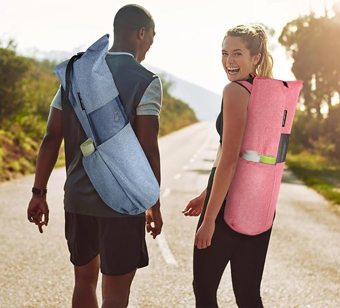 Explore Land Oxford Yoga Mat Storage Bag with Breathable Mesh Window and Large Pockets
