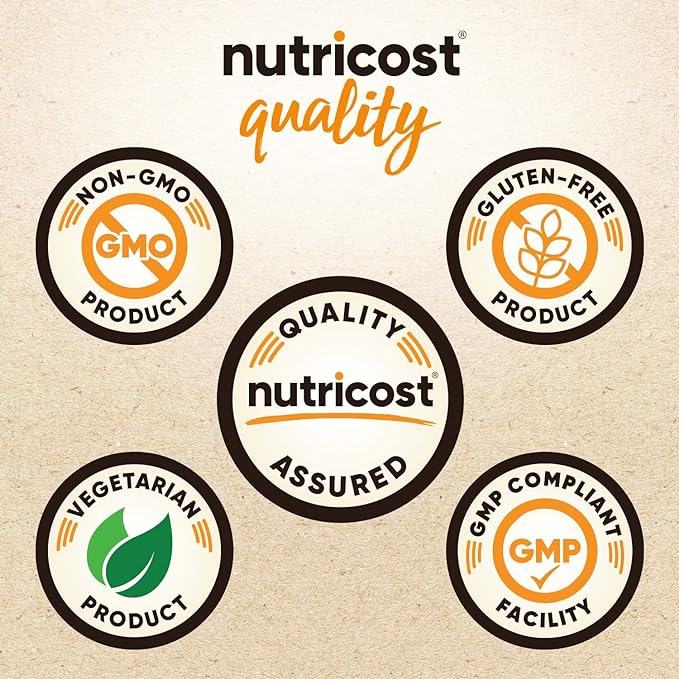 Nutricost Organic Vegan Protein Chocolate (2 LB) - Gluten-Free, GMO-Free