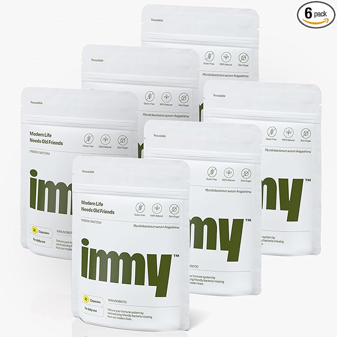 IMMY Immune Supplement for Mood Support and Gut Health, 180 ct. - Supports Joint Relief, Focus & Mood Support, Natural Calming Aid
