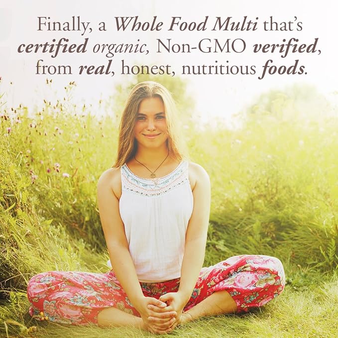 Garden of Life Organics Multivitamin for Women - Women's Once Daily Multi - Whole Food Multi with Iron, Biotin, Vegan Organic Womens Multivitamin for Health, Energy Hair Skin and Nails, 30 Tablets