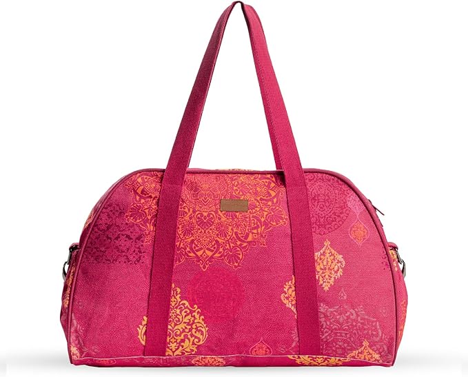 Maison d' Hermine Yoga Mat bag, Cylindrical bag for Woman&Men, yoga mat Bag &Adjustable shoulder straps Yoga Mat Carrier Bag with Drawstring Water Bottle Pocket and zipper pocket