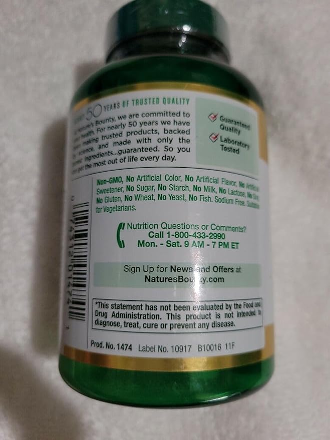 Nature's Bounty Pure Vitamin C 500 mg Tablets 250 Tablets (Pack of 3)