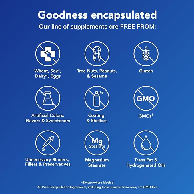 Pure Encapsulations B-Complex Plus - B Vitamins Supplement to Support Neurological Health, Cardiovascular Health, Energy Levels & Nervous System Support* - with Vitamin B12 & More - 60 Capsules
