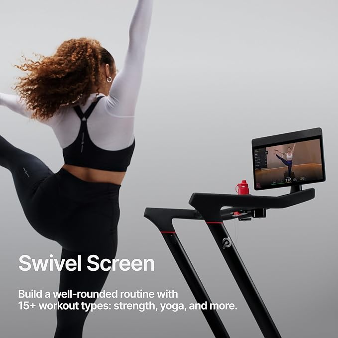 Peloton Cross Training Tread, Treadmill for Running, Walking, and Hiking with Manual or Auto-Incline Options and Immersive 24” HD Touchscreen, Exercise Equipment for Home Cardio and Strength Workouts