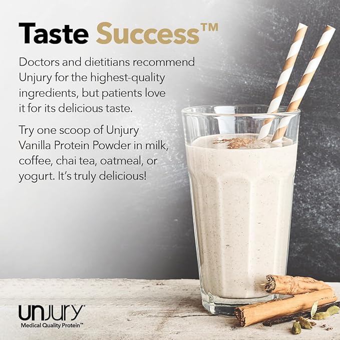 Unjury Whey Protein Powder | Vanilla | 21g 100% Whey Isolate Protein Powder | Low Carb and Lactose Free | Gluten Free | Certified Kosher | 15 Servings