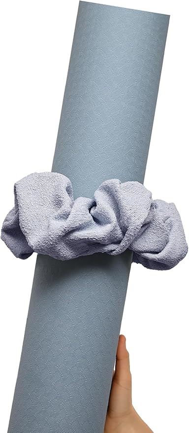 Yoga Mat Scrunchie - Holds Your Yoga Mat in Style - Durable & Elasticity Fabric - Fits All Standard Yoga Mats (mat not included)