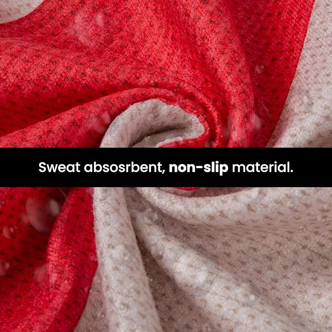 Yoga Grip Yoga Towel - Non Slip Hot Yoga Mat Towel With Corner Pockets, No-Skid Grip, and Built-in Alignment Lines | Soft, Moisture Wicking, and Sweat Absorbent | No Bunching, Stays in Place 72" x 25"