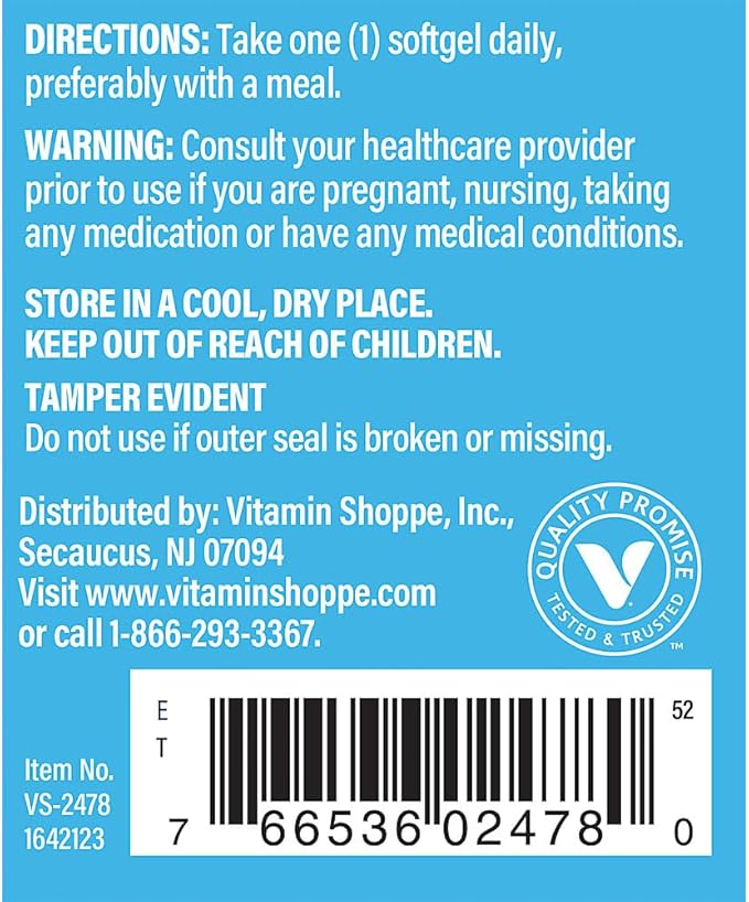 The Vitamin Shoppe Vitamin D3 1000IU Softgel, Supports Bone & Immune Health, Aids in Cellular Growth & Calcium Absorption, Gluten Free & Once Daily Formula (200 Softgels)