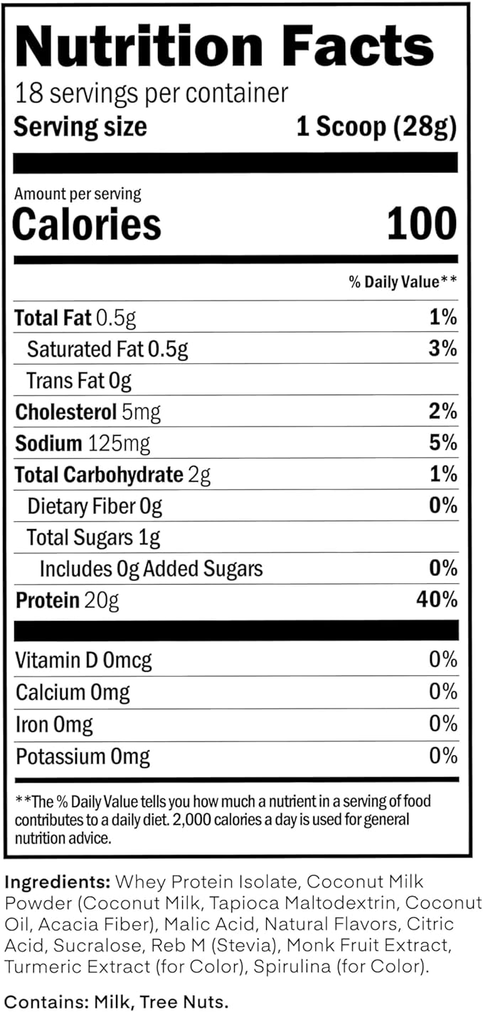 Oath Nutrition Clear Whey Isolate Protein Powder, Kiwi Strawberry, 20g Complete Protein per Serving, No Added Sugar, Grass-Fed, 18 Servings