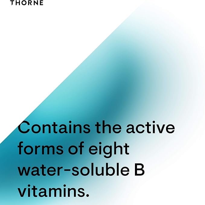 THORNE - B-Complex #12 - Vitamin B Complex with Active B12 and Folate - 60 Capsules