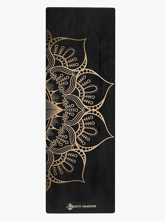TPE Yoga Mat - Artist Designed, Premium eco friendly mats, Non Slip, Non toxic, Great For Regular & Hot Yoga, Pilates and Workouts (72 inch x 24 inch x 6mm thick)
