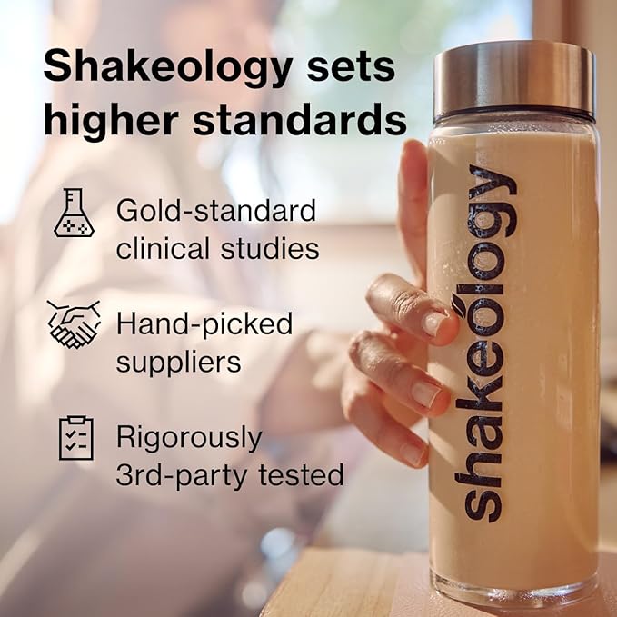 BODi Shakeology Plant-Based Vegan Protein Powder – Gluten-Free Superfood Shake with Vitamins & Minerals – Helps Support Healthy Weight Loss & Gut Health, Cookies and Creamy, 14 Individual Packets