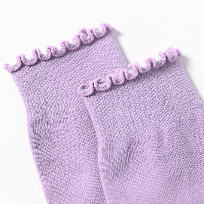 3/6 Pairs Cute Pilates Socks with Grips,Yoga Socks Barre Sock Non Slip Embroidery for Barre Ballet Workout