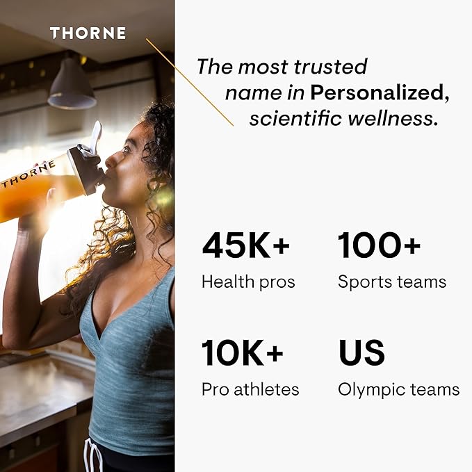 THORNE Creatine - Micronized Creatine Monohydrate Powder - Support for Muscles & Cognitive Function* - for Women & Men - Unflavored - NSF Certified for Sport - 5 g per Serving - 90 Servings