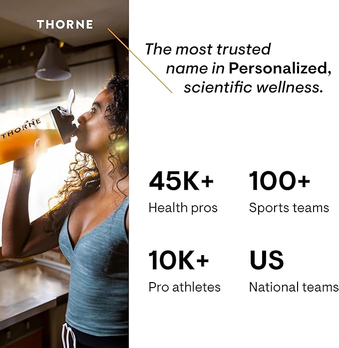 THORNE Creatine - Micronized Creatine Monohydrate Powder - Support for Muscles & Cognitive Function* - for Women & Men - Unflavored - NSF Certified for Sport - 5 g per Serving - 180 Servings