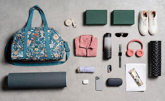 Maison d' Hermine Yoga Mat bag, Cylindrical bag for Woman&Men, yoga mat Bag &Adjustable shoulder straps Yoga Mat Carrier Bag with Drawstring Water Bottle Pocket and zipper pocket