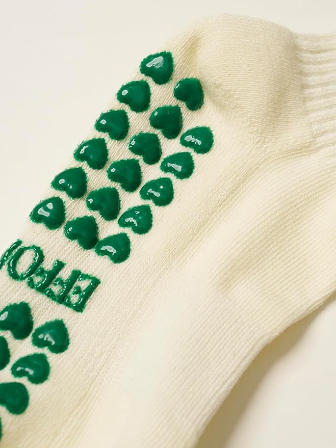 Shapes Studio Crew Half Calf Grip Socks, Cutest Fruits Pilates Socks, Ruffle socks, Non-Slip, Barre Yoga Fitness