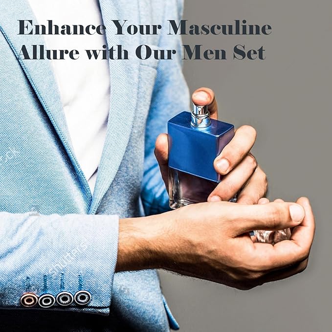 AmaKane Fragrance Oils, Masculine Essential Oils for Men, Candle Scents for Candle Making, Fragrance Oil for Soap Making, Diffuser Oils Scents 6x10 ml, Sandalwood, Cedar Leather, Woody Oud, More