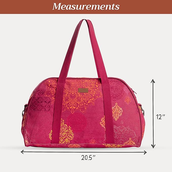 Maison d' Hermine Yoga Mat bag, Cylindrical bag for Woman&Men, yoga mat Bag &Adjustable shoulder straps Yoga Mat Carrier Bag with Drawstring Water Bottle Pocket and zipper pocket