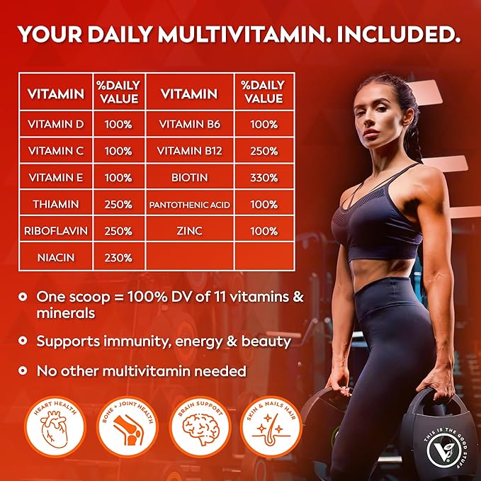 Veeg All-in-One Protein Smoothie Powder – Vegan Protein, Organic Greens, MCT, Probiotics & Multivitamin. Simplified Daily Nutrition for Strength, Energy, Vitality & Gut Health.15 Servings (Chocolate)