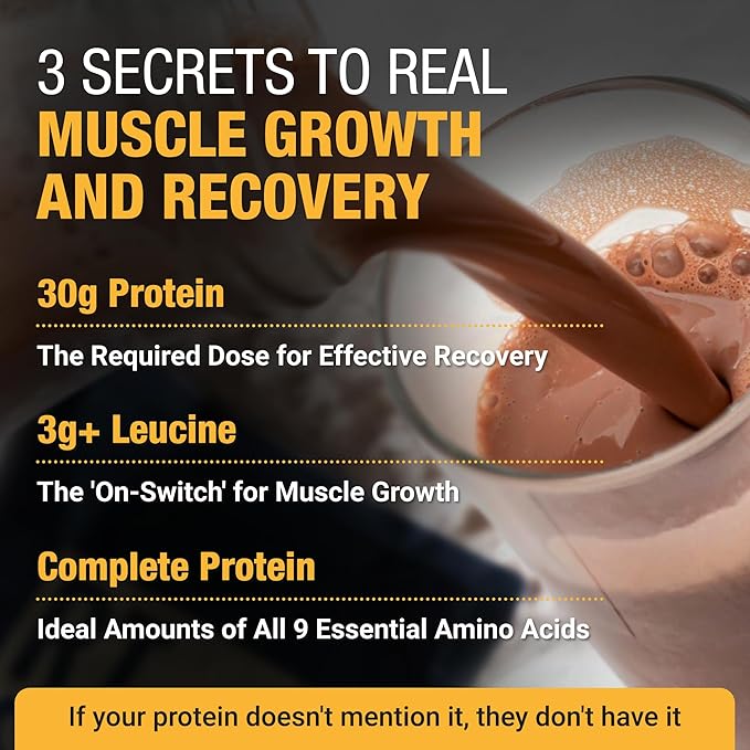 Plant-Based Protein Powder for Men and Women – 30g Complete Plant Protein and 3g Leucine, Zero Bloat, Gourmet Cocoa, Smooth Texture, Dark Chocolate, 15 Servings