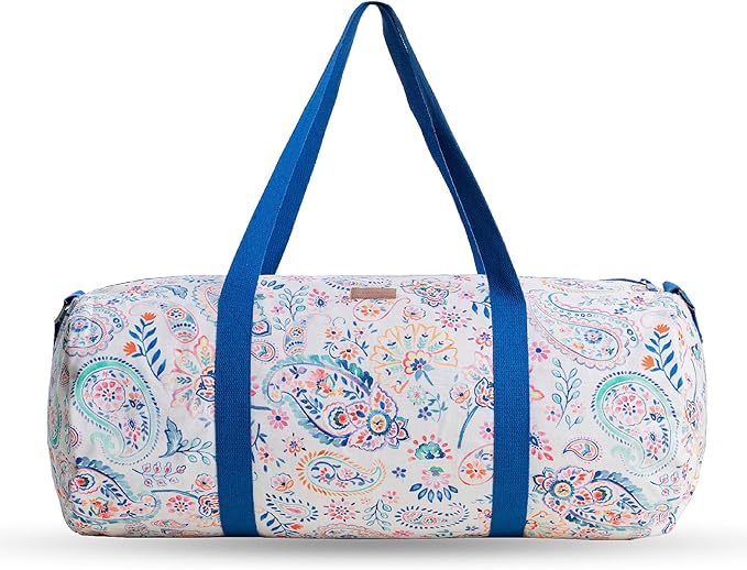 Maison d' Hermine Yoga Mat bag, Cylindrical bag for Woman&Men, yoga mat Bag &Adjustable shoulder straps Yoga Mat Carrier Bag with Drawstring Water Bottle Pocket and zipper pocket