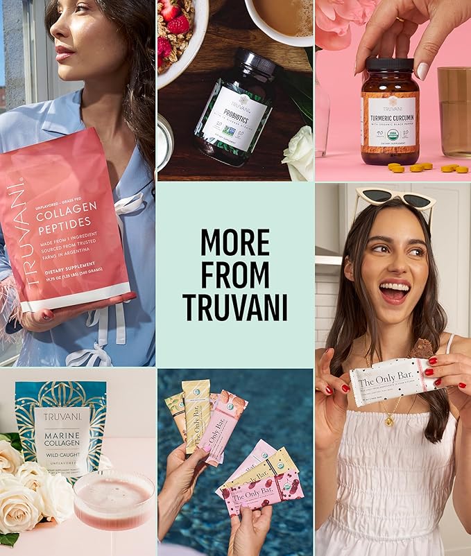 Truvani Vegan Pea Protein Powder | 20g Organic Plant-Based Protein | Keto | Gluten & Dairy Free | Low Carb | No Added Sugar | Mint Chocolate | 20 Servings |