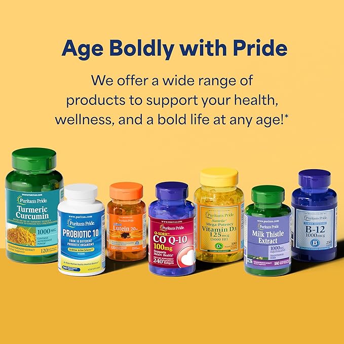 Puritan's Pride Premium Vitamin C-500mg with Rose HIPS and Vitamin E-400, Supplement for Antioxidant, Heart, Circulatory, and Immune System Support, 100 Rapid Release Softgels