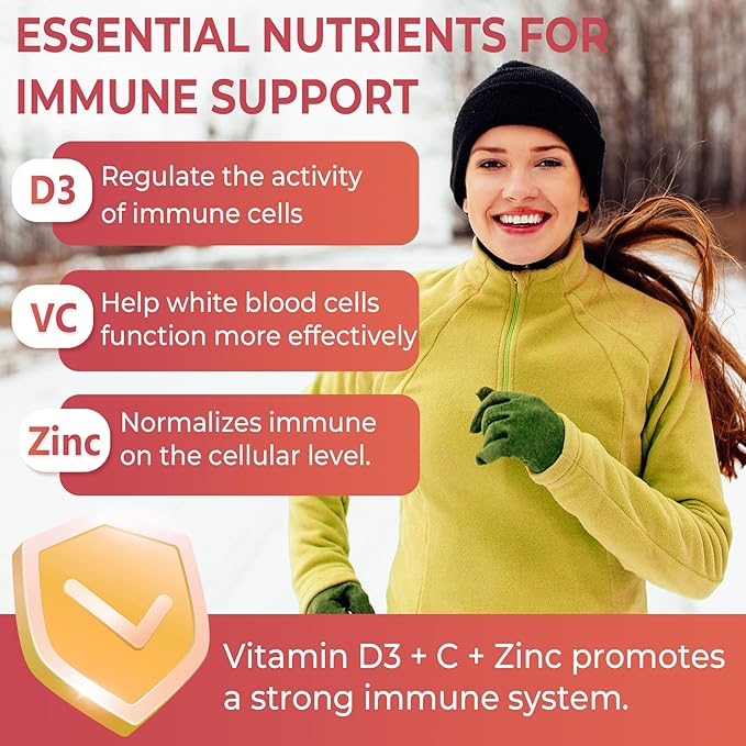 Vitamin D3 10000iu + K2 MK7 + A Gummies with Calcium Magnesium Zinc for Women & Men, High Potency ADK Vitamin Supplement Supports Healthy Immune System, Bone and Vision Function, Sugar Free 120 Cts