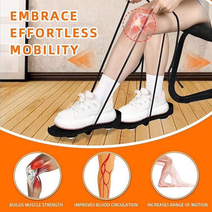 Knee Glider for Knee Replacement Recovery ,Recovery Aids for Knee Exercises, Portable Knee Strengthening and Rehabilitation Tool