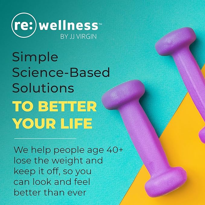 Reignite Wellness by JJ Virgin | Vanilla Paleo-Inspired All-in-One Shake | Gluten Free + Dairy Free Protein Powder | Contains 20G of Beef Protein with Vitamins, Minerals, Amino Acids | 30 Servings