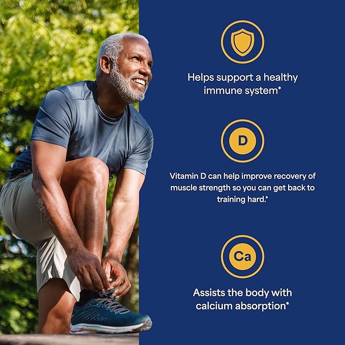 Puritan's Pride Premium Sunvite™ Mega-Potency Vitamin D3 10,000 IU, Dietary Supplement for Healthy Bones, Teeth, and Immune System Support, 100 Rapid Release Softgels